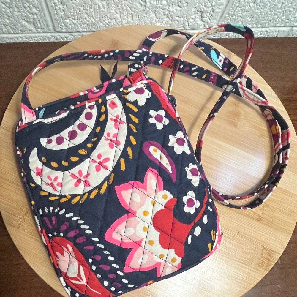Vera Bradley Painted Paisley Mini Hipster Bag | Crossbody Purse - Picture 4 of 5
